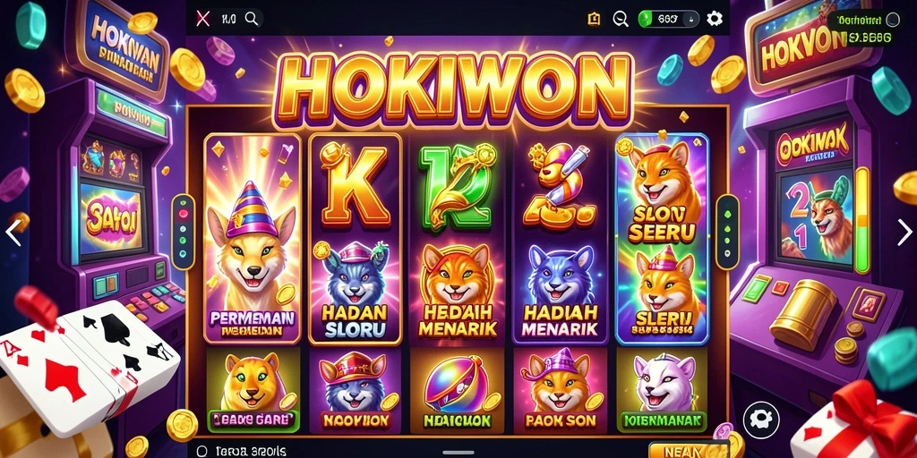 Screenshot gameplay HOKIWON menampilkan pengalaman Slot yang menarik.