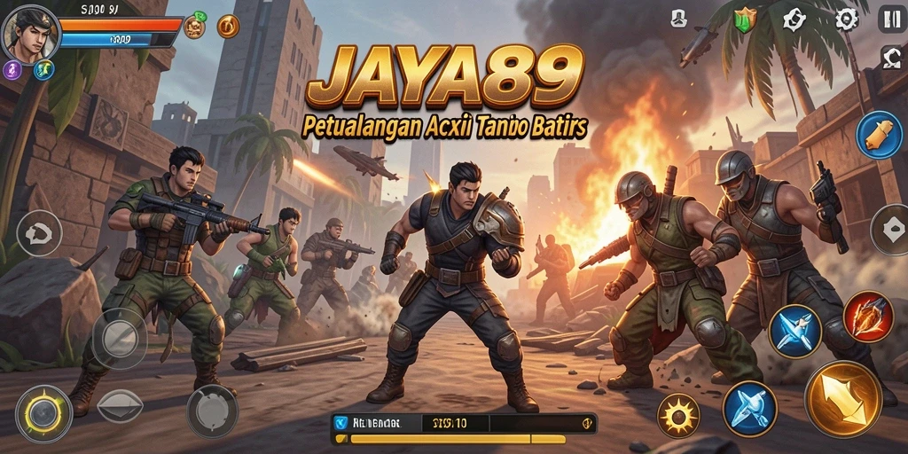 Tampilan screenshot JAYA89 menampilkan aksi seru dalam pertempuran.