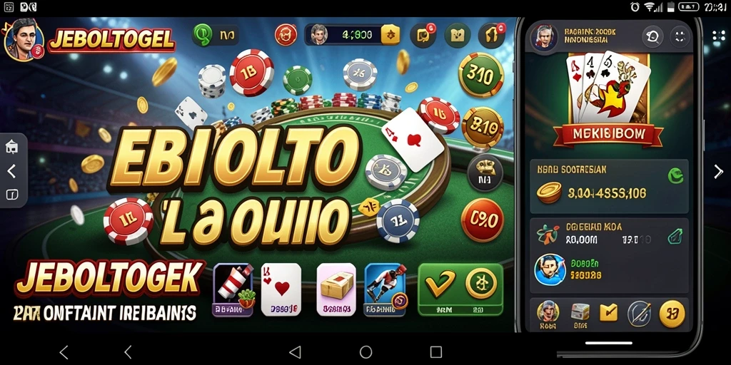 Tampilan antarmuka intuitif dari JEBOLTOGEL saat bertaruh olahraga.