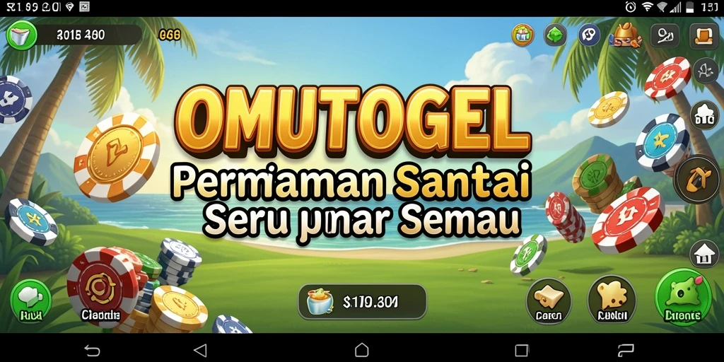 Screenshot OMUTOGEL menampilkan gameplay yang seru dan penuh warna.