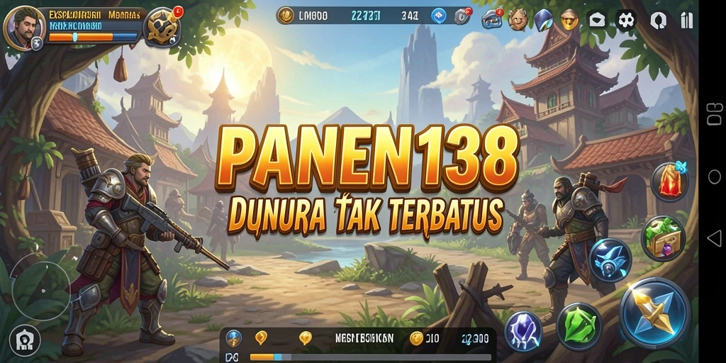 Tangkapan layar gameplay PANEN138 dengan eksplorasi dunia terbuka yang menakjubkan.