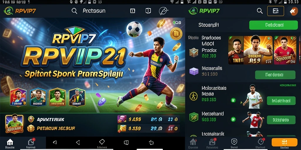 Tampilan gameplay RPVIP7 yang menarik dan interaktif untuk pecinta Sportsbook.