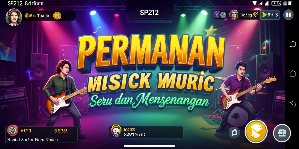 Tampilan gameplay menarik dari SP212 saat bermain musik.
