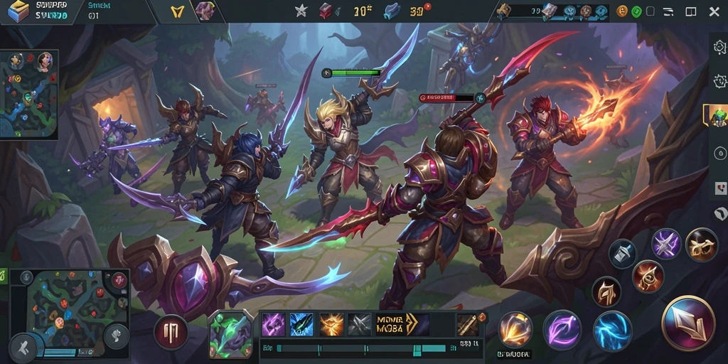 Gameplay seru dalam SVIP9 dengan pertarungan yang intens.